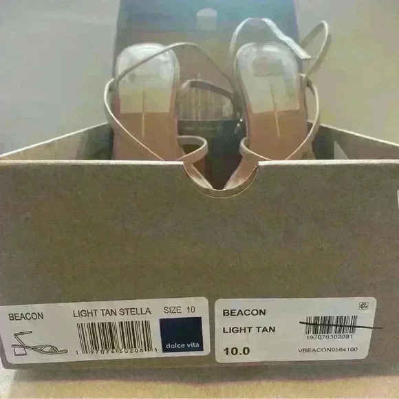 Dolce Vita Beacon Sandals Light Tan Stella Size 10 - Picture 5 of 10